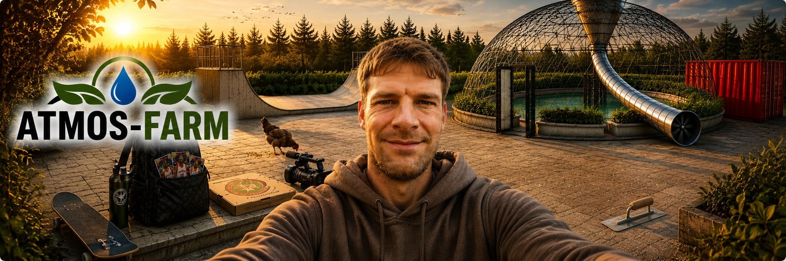 AtmosFarm — the creator and the atmospheric water harvesting dome project